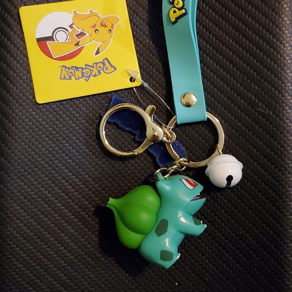 ❤️ BULBASAUR Pokemon 3 Dimensional Keychain and Bag Charm - Picture 9 of 13
